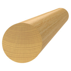 Drevený profil ø 42 x 1250 mm, buk, brúsený, bez náteru Drevený profil ø 42 x 1250 mm, buk, brúsený, bez náteru